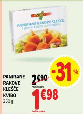 PANIRANE RAKOVE KLEŠČE KVIBO