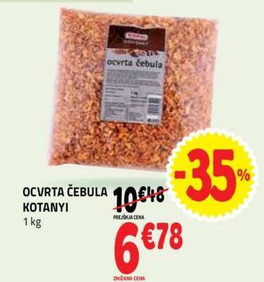 Ocvrta čebula Kotányi