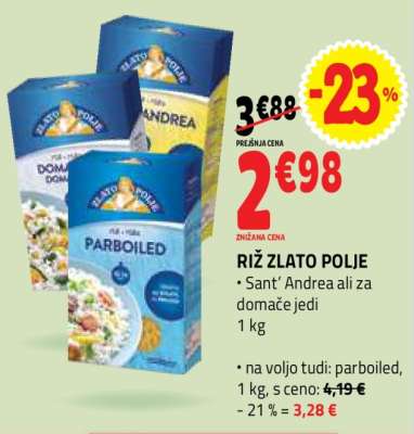 RIŽ ZLATO POLJE