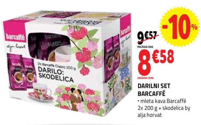 DARILNI SET BARCAFFÉ