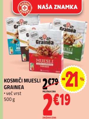 KOSMIČI MUESLI GRAINEA