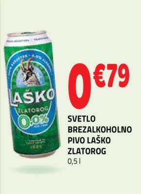 SVETLO BREZALKOHOLNO PIVO LAŠKO ZLATOROG