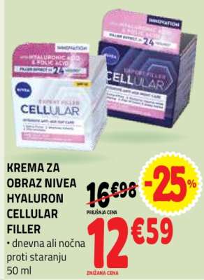 KREMA ZA OBRAZ NIVEA HYALURON CELLULAR FILLER
