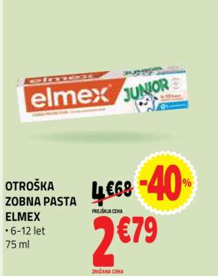 OTROŠKA ZOBNA PASTA ELMEX