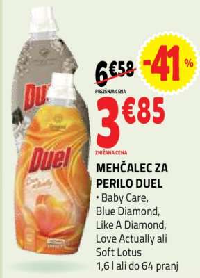 MEHČALEC ZA PERILO DUEL