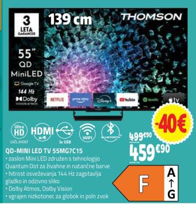 QD - MINI LED TV 55MG7C15