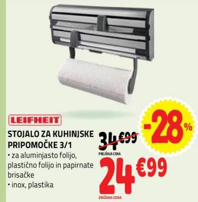 STOJALO ZA KUHINJSKE PRIPOMOČKE 3/1