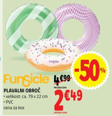 Funsicle PLAVALNI OBROČ