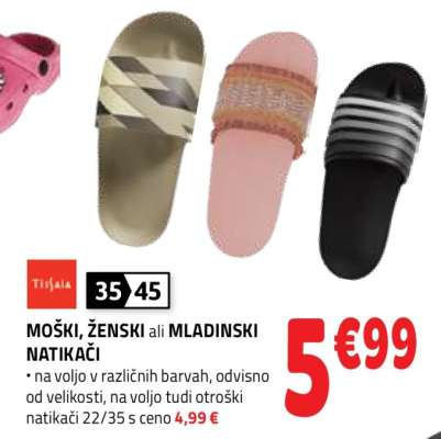 MOŠKI, ŽENSKI ali MLADINSKI NATIKAČI