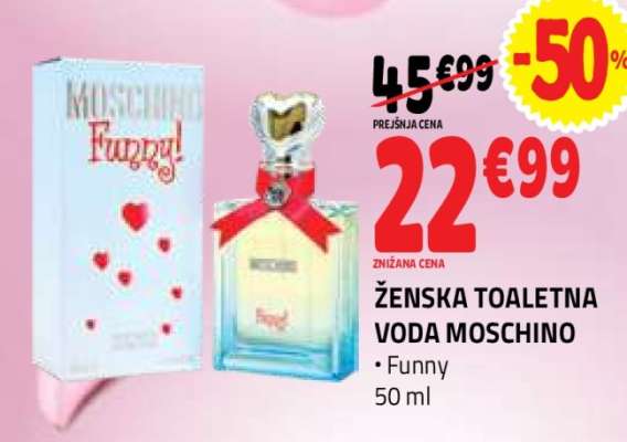 ŽENSKA TOALETNA VODA MOSCHINO