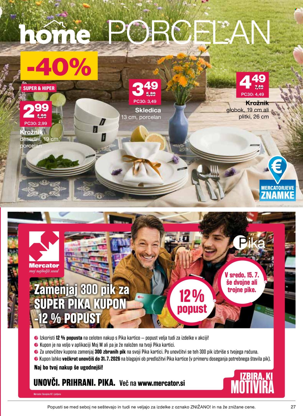 Mercator katalog - 16.07.2026 - 22.07.2026. Stran 27