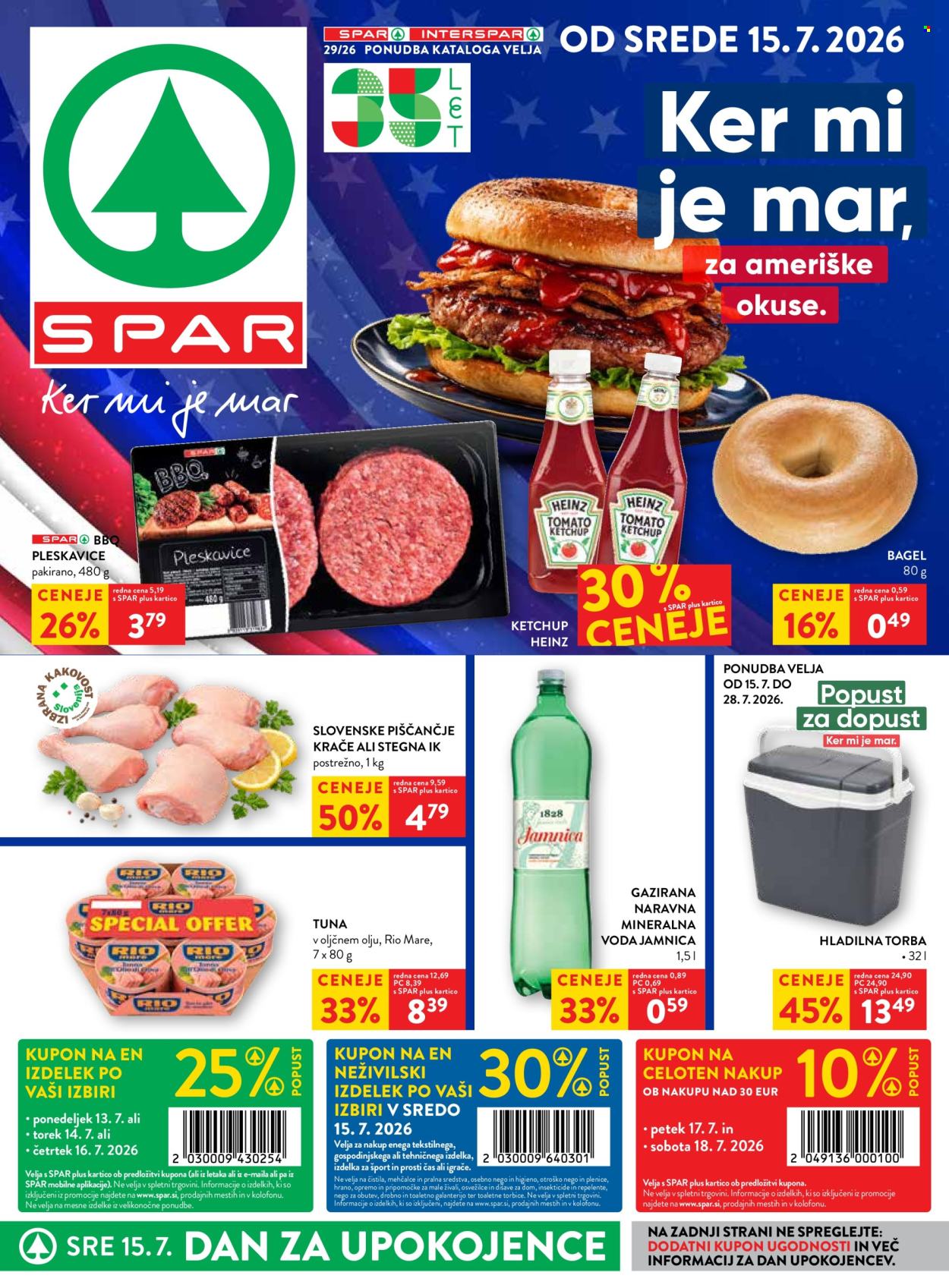 SPAR katalog - 15.07.2026 - 21.07.2026. Stran 1