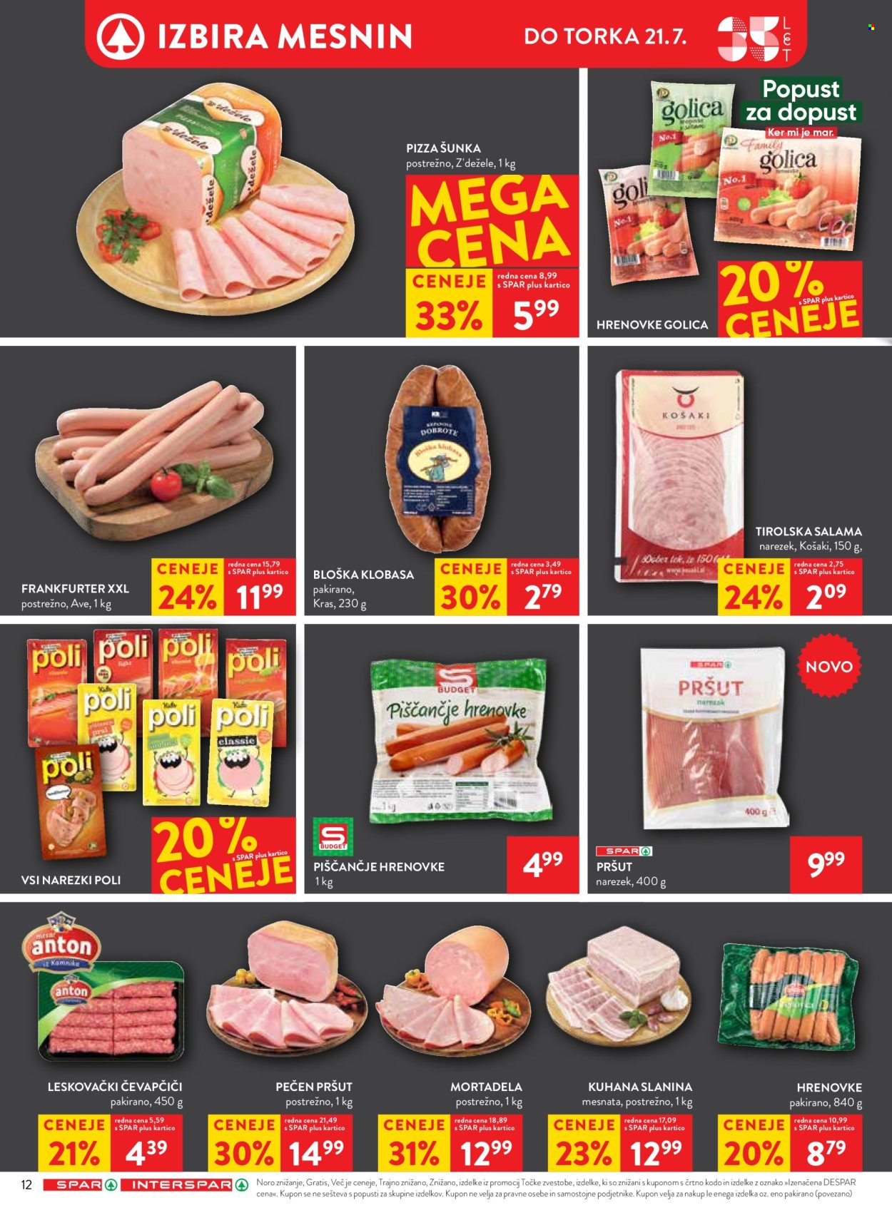 SPAR katalog - 15.07.2026 - 21.07.2026. Stran 14