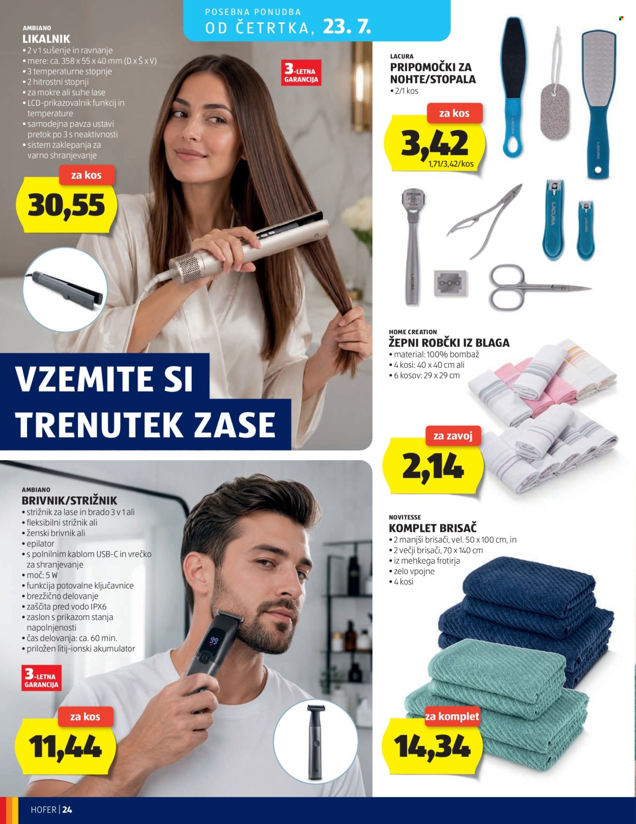 Hofer katalog - 15.07.2026 - 23.07.2026. Stran 24