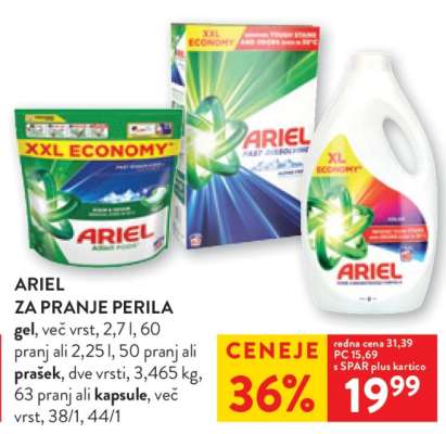ARIEL ZA PRANJE PERILA