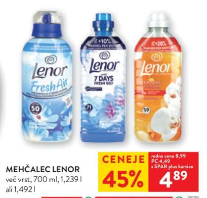 MEHČALEC LENOR
