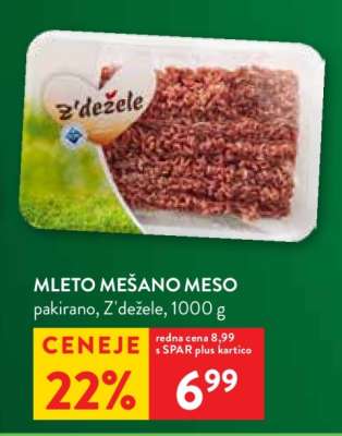 MLETO MEŠANO MESO