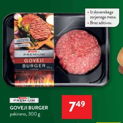 Goveji burger