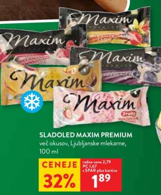 Sladoled Maxim Premium