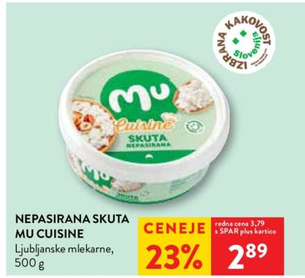 NEPASIRANA SKUTA MU CUISINE
