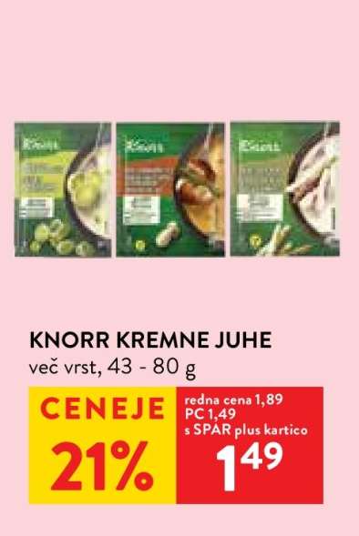 KNORR KREMNE JUHE