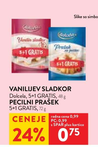 VANILIJEV SLADKOR / PECILNI PRAŠEK