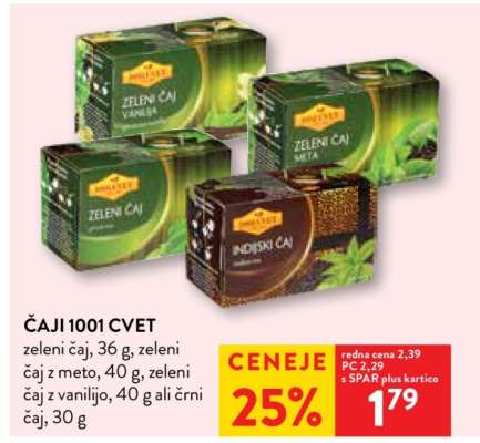 Čaji 1001 Cvet