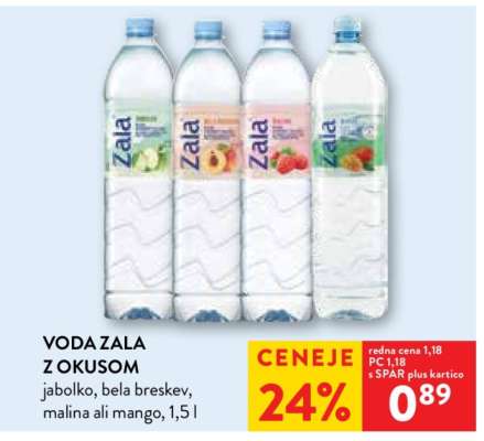 Voda Zala z okusom