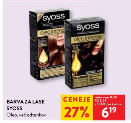 Barva za lase Syoss