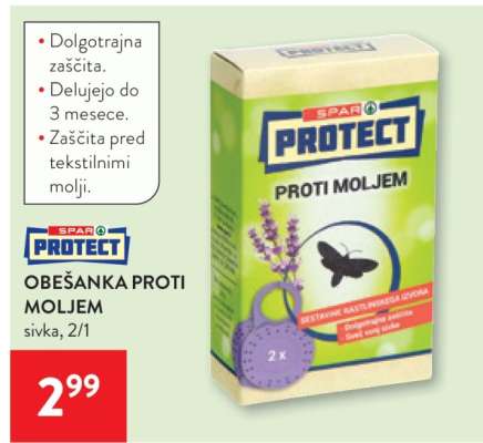 OBEŠANKA PROTI MOLJEM