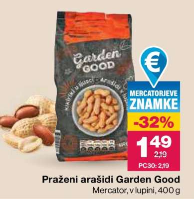 Praženi arašidi Garden Good