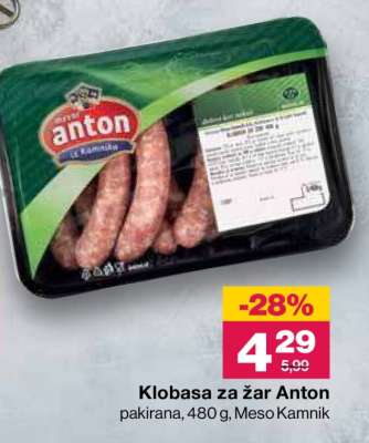 KLOBASA ZA ŽAR ANTON
