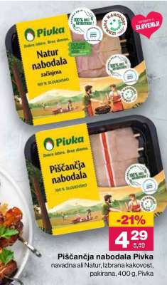 Pikčanja nabodala Pivka