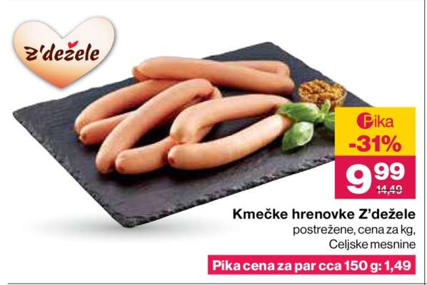 Kmečke hrenovke Z'dežele