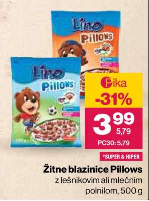 ŽITNE BLAZINICE PILLOWS