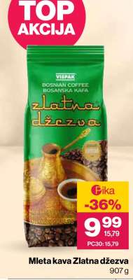 MLETA KAVA ZLATNA DŽEZVA