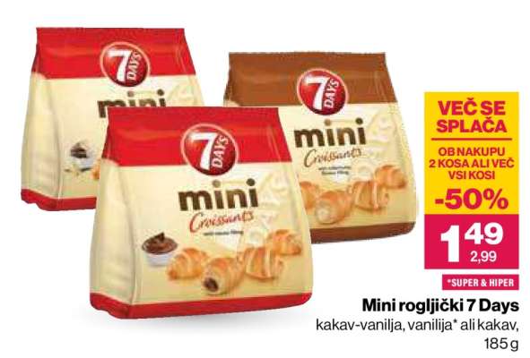 MINI ROGLJIČKI 7 DAYS