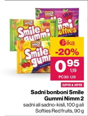 Sadni bonboni Smile Gummi Nimm 2