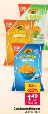 Čips Nacho El Sabor