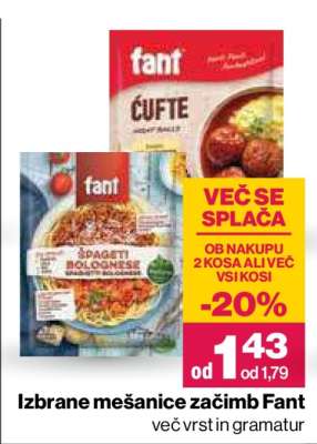 Izbrane mešanice začimb Fant