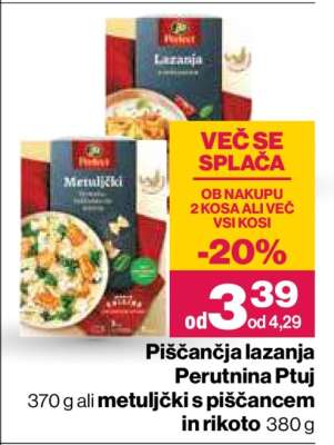 Piščančja lazanja Perutnina Ptuj