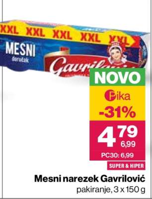 MESNI NAREZEK GAVRILOVIĆ