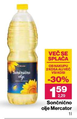 Sončnično olje Mercator