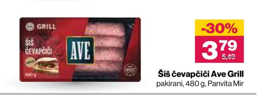 Šiš čevapčiči AVE Grill