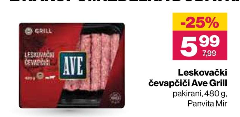 Leskovački čevapčiči AVE Grill