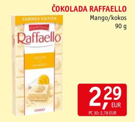 Čokolada Raffaello