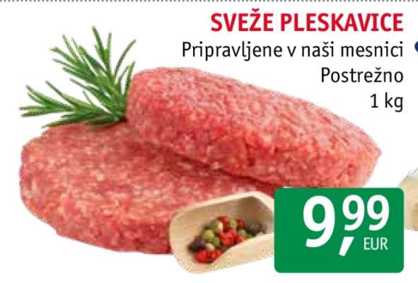 SVEŽE PLESKAVICE