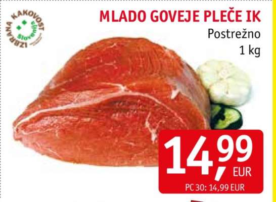 MLADO GOVEJE PLEČE IK