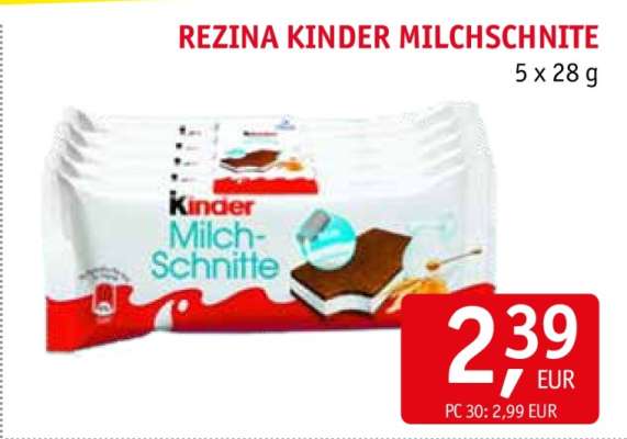 REZINA KINDER MILCHSCHNITE