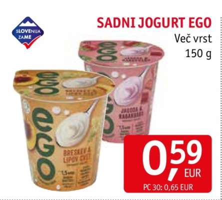 Sadni jogurt Ego